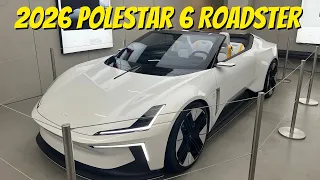 The Drone Flying 2026 Polestar 6 Roadster