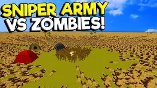 Sniper Army Takes on Massive Zombie Horde in SwarmZ!