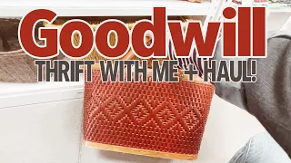 YOU WON'T BELIEVE WHAT I FOUND! Thrift with me + Gabe at GOODWILL for Home Decor + Thrift haul!
