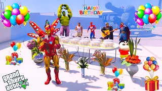 IronMan Birthday Celebration in GTA 5 Hindi | Franklin Celebrating IronMan Birthday | GTA 5 AVENGERS