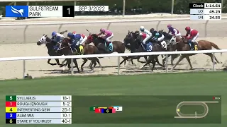 Gulfstream Park Carrera 1 - 3 de Septiembre 2022