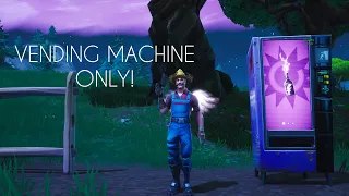 WINNING WITH ONLY VENDING MACHINES | Fortnite Vending Machine Only Challenge