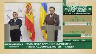 Вибори в смартфоні, санкції проти РФ, опитування в Дії І Великий ефір