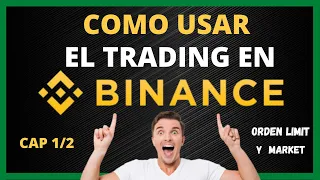 Binance Tutorial Trading ⭐ ✅ Como comprar cualquier CRIPTOMONEDA ✅