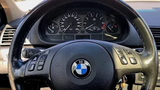 BMW E46 Как настроить  время.