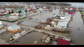 Паводок 2024, с. Большая Глушица. Большой Иргиз показал свой характер.