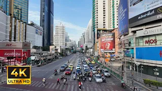Bangkok Sukhumvit road walking tour - Binaural city sounds