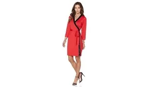 Wendy Williams Sequin Wrap Dress with Tie