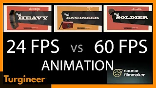 24 FPS vs 60 FPS Animation Comparison [SFM]