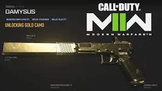 CALL OF DUTY - MODERN WARFARE 2 - UNLOCKING GOLD CAMO - X13 AUTO HANDGUN