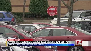 Va. teen accused of killing mother, brother arrested at Durham Target