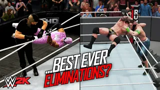 15 BEST EVER Royal Rumble Finishers In WWE Games (WWE 2K)