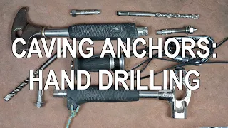 Cave Bolting Tutorial - Hand Drilling
