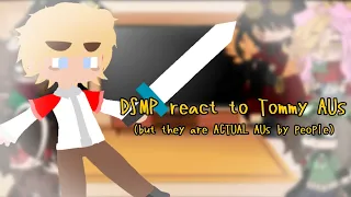 DSMP react to Tommy AUs//Gacha life//A bit lazy//Dundy:):