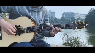 山海 Wayfarer - 草東沒有派對 No Party For Cao Dong  - fingerstyle guitar cover by 超级桂花糕