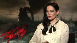 300: Rise of an Empire: Eva Green Official Movie Interview | ScreenSlam