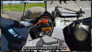 Обзор поездка на самокате Ninebot KickScooter F40 из Нового в Старый город