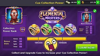 Elemental Master 🙀 Animated Avatar 🔥 Air Table With double Pool Points 8 ball pool