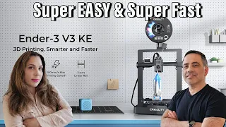 Ender 3 V3 KE: 500mm/s Max Printing Speed –Super Easy to Use TOO!