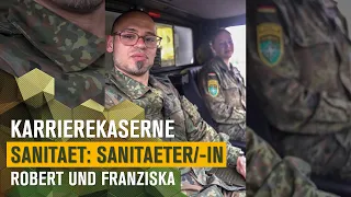 Einsatzsanitäterin Franziska & Notfallsanitäter Robert | KarriereKaserne Sanität