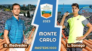 Daniil Medvedev vs Lorenzo Sonego ATP Monte Carlo Masters 2023