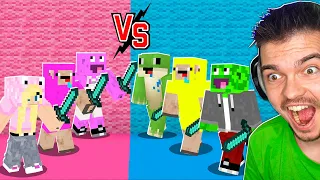 DZIEWCZYNY vs CHŁOPAKI w Minecraft!