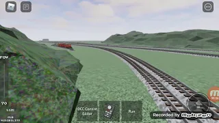 Поезд Др1А с пассажирским поездом(Роблокс)