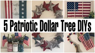 4th of July DIY Dollar Tree | Patriotic DIYs | 2021