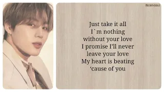 Jimin (지민) (BTS), Ha Sungwoon (하성운) - With You (Our Blues OST Part 4) easy lyrics