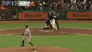COL@SF: Duffy ties the game with an RBI triple