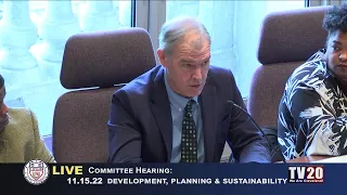 Development, Planning and Sustainability Committee, November 15, 2022