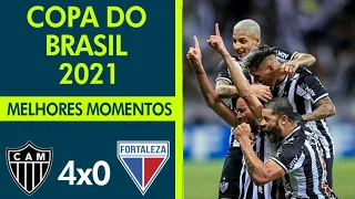 Melhores momentos | Atlético-MG 4x0 Fortaleza | Semifinal da Copa do Brasil 2021 (Ida)