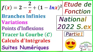 Etude de Fonction - Logarithme Népérien - Examen National 2023 S.exp