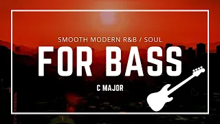 Smooth Modern R&B/Soul Backing Track for Bass // C Major // 86 BPM