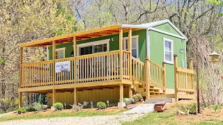 Absolutely Beautiful The Green Tiny House Cottage | Lovely Tiny House