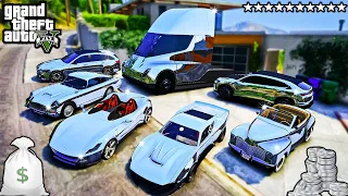 Stealing SECRET SILVER Luxury Cars With Franklin GTA 5 RP!