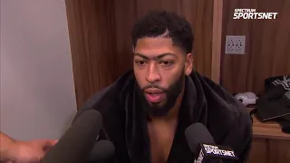 Anthony Davis on his first game with the Lakers and what stood out