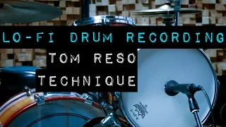 Lo-fi Drum Recording - My Reso Tom Technique