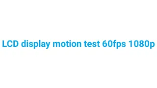 LCD display motion test 60fps 1080p |LCD|Monitor Test|TV screen Test|Motion Blur Test HD TV
