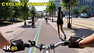 Cycling Toronto on Canada Day - Don River & Waterfront Trails [4K]