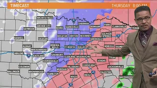 Weather forecast: Wintry precipitation in Dallas-Fort Worth