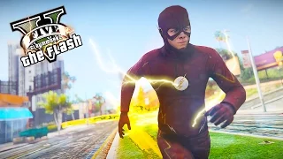 GTA 5 PC - The Flash VS Bank Robbery ! In a Flash ! (With Ultimate Flash Mod)