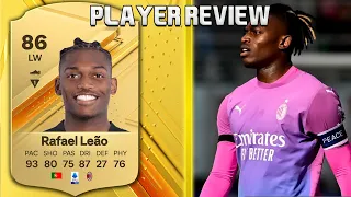 CRACKED CARD! 86 RAFAEL LEAO PLAYER REVIEW! EA FC 24 ULTIMATE TEAM