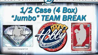 2020 Bowman Draft JUMBO 1/2 Case (4 Box) TEAM break #10 eBay 01/21/21