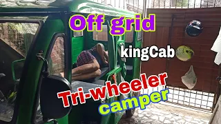 KINGCAB COMMUTER TRI WHEELER OFFGRID | CAMPER VAN  |  RICKSHAW  |  TUKTUK