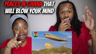 🇬🇭 American Couple Reacts "These Structures and Places in Ghana Will Blow Your Mind"