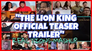 The Lion King 2019 Movie Official Teaser Trailer REACTIONS MASHUP