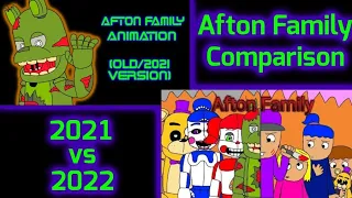 "Afton Family"(2021/2022 Comparison) FNAF Animation Song by KryFuZe (Remix/Cover by APAngryPiggy)