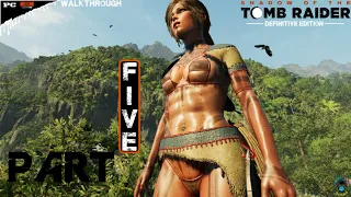 SHADOW OF THE TOMB RAIDER Playthrough Part 5 FULL GAME (4K 60FPS) - No Commentary
