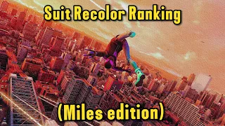 Ranking ALL (MILES) RECOLORS in Spider-Man 2…